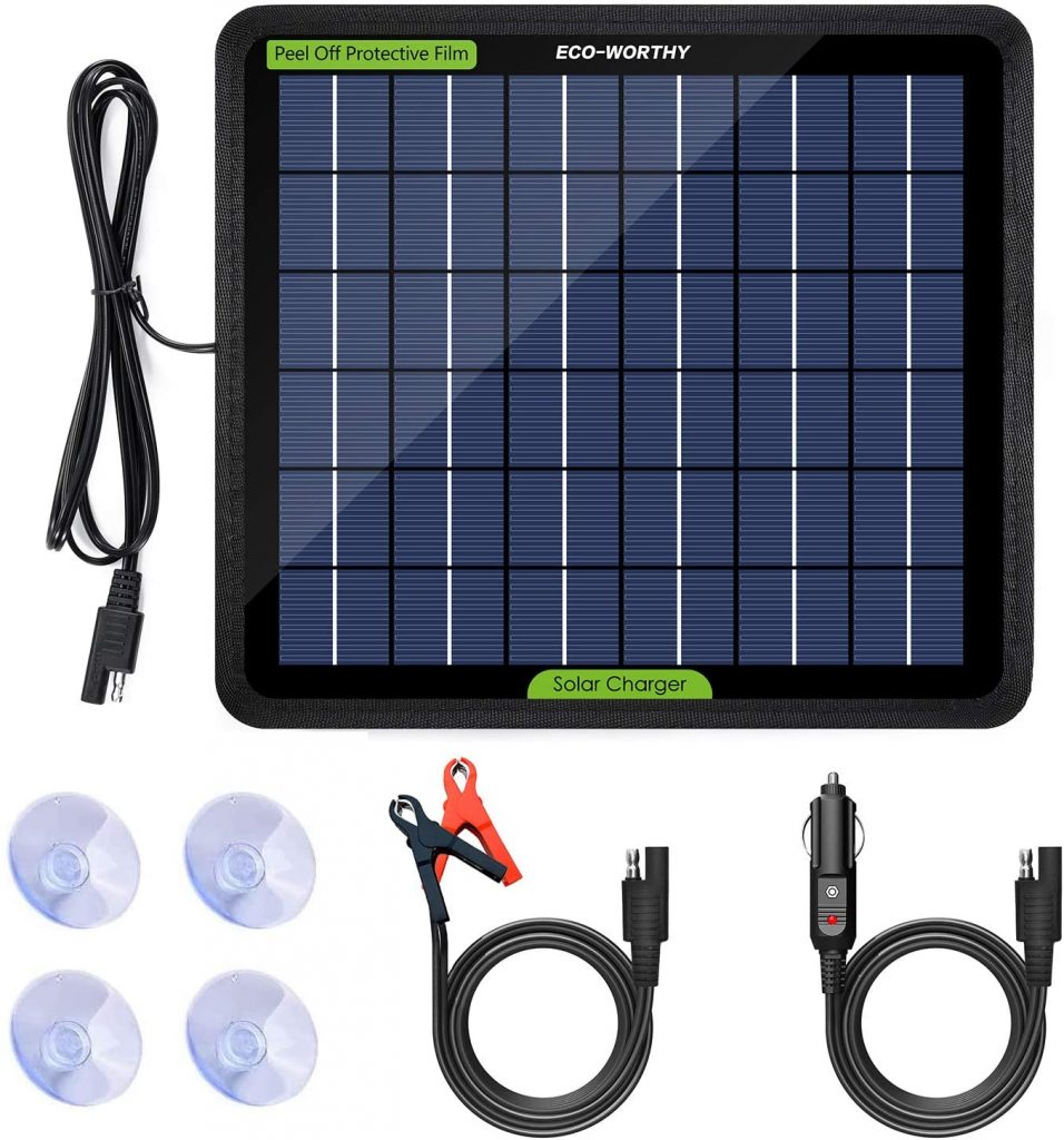 ECO-WORTHY 12 Volts 5 Watts Solar Trickle Charger