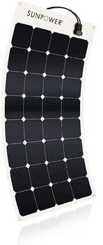 3. SunPower 110 Watt Flexible Solar Panel