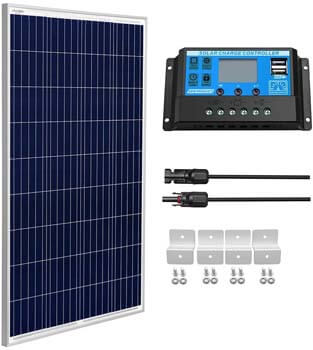 5. SUNGOLDPOWER 100-watt 12V Polycrystalline Solar Panel