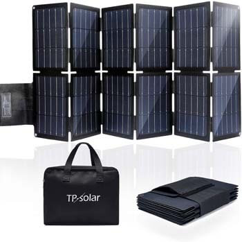 2. TP-solar 100W Foldable Solar Panel Charger Kit