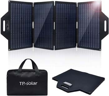 5. TP-solar 120 Watt Foldable Solar Panel Battery Charger Kit