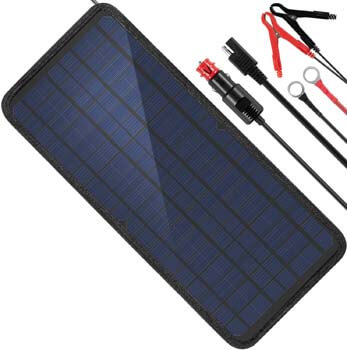 MOOLSUN 12 Volt 12V Solar Battery Charger