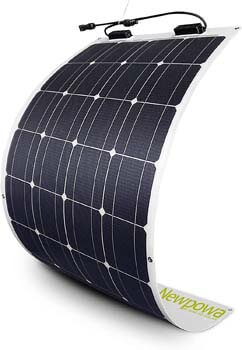 8. Newpowa 100W 100 Watt Semi-Flex Solar Panel