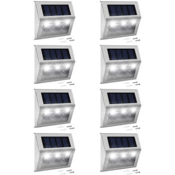 10. Solar Step Lights with Larger Battery 