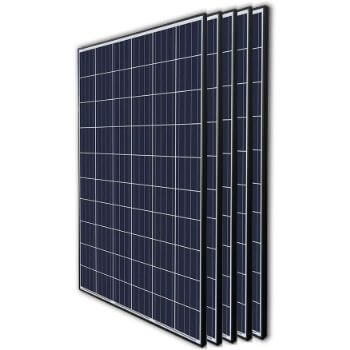 6. Renogy 5Pcs 270 Watt 24 Volt Solar Panel 1350W for Off-Grid On-Grid Large Solar System
