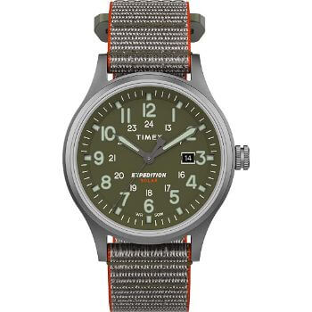 5. Timex Men’s Expedition Scout Solar-Powered Watch 