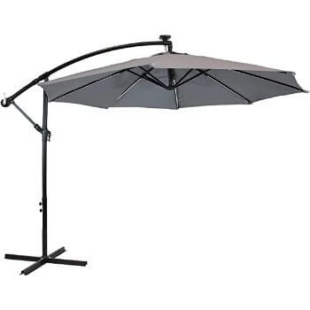 5. Sunnydaze Outdoor Cantilever Patio Umbrella 