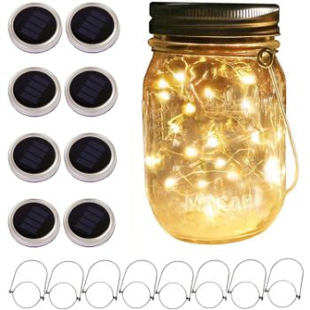 8. StarryMine Solar Mason Jar Light 