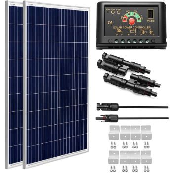 3. SUNGOLDPOWER 200 Watt 12V Polycrystalline Solar Panel Solar Module