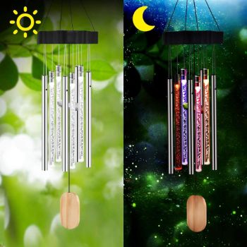 6. GoLine Solar Wind Chimes Outdoor